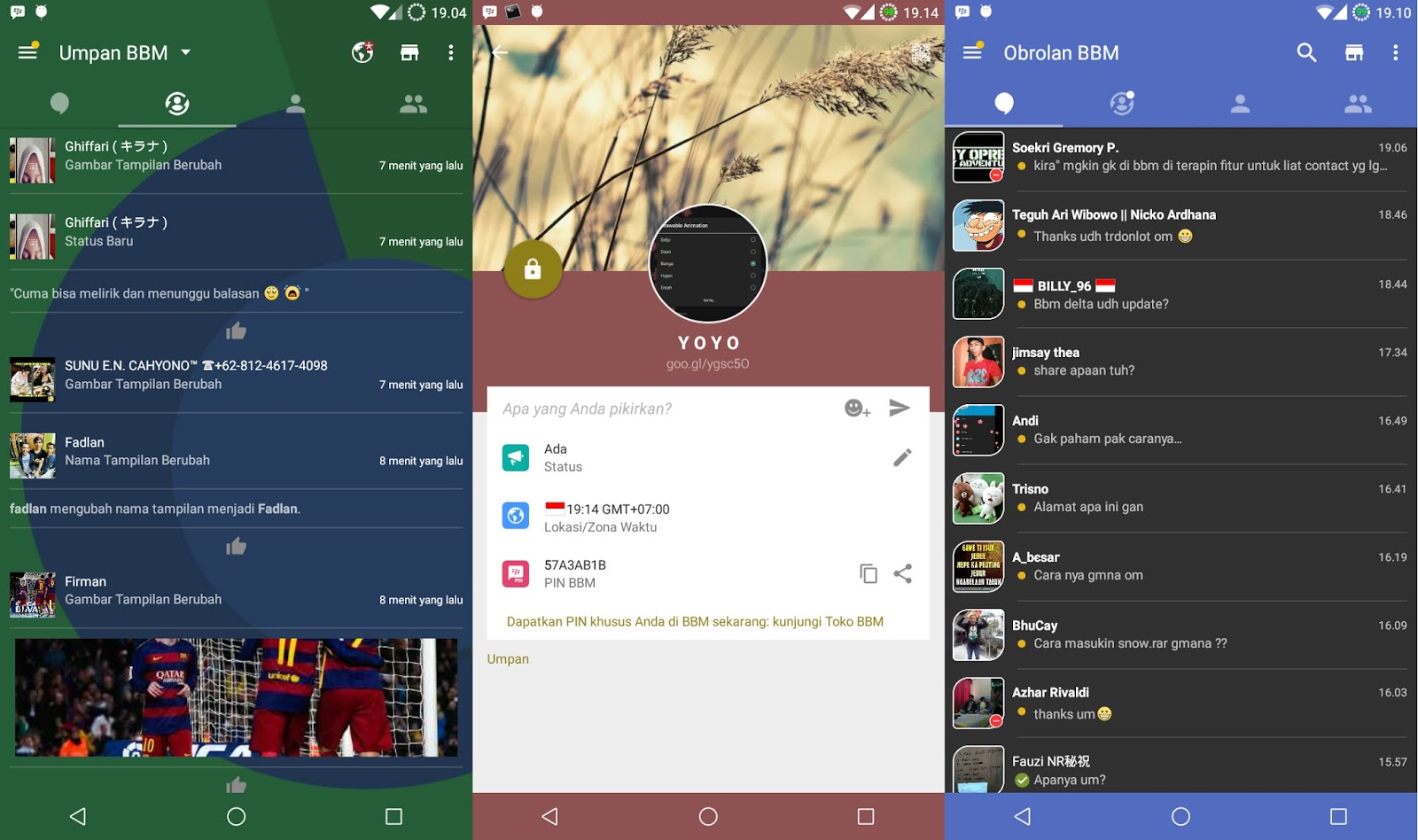 BBM MOD Delta Terbaru v2.12.0.9 [UPDATE v3.1.2] Noah