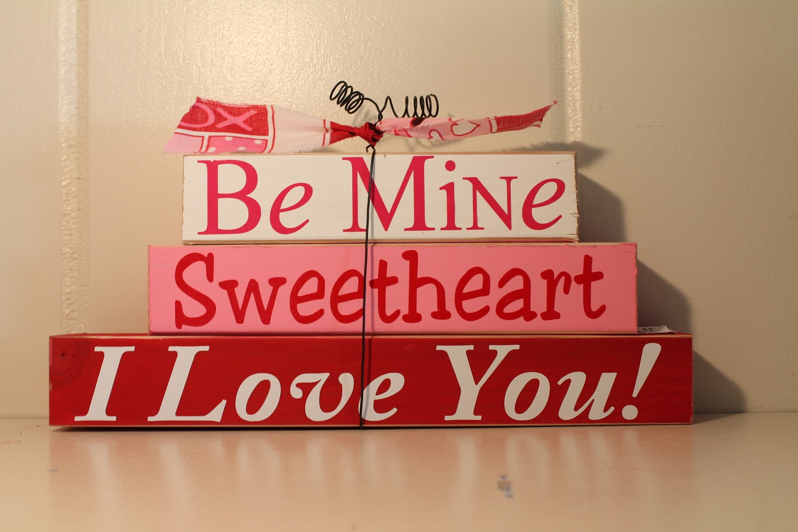 Heartfelt Wall Hangings Valentines 2012