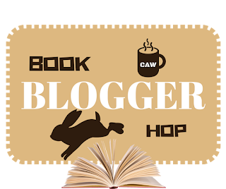The banner for the Book Blogger Hop, hosted by Ramblings of a Coffee-Addicted Writer