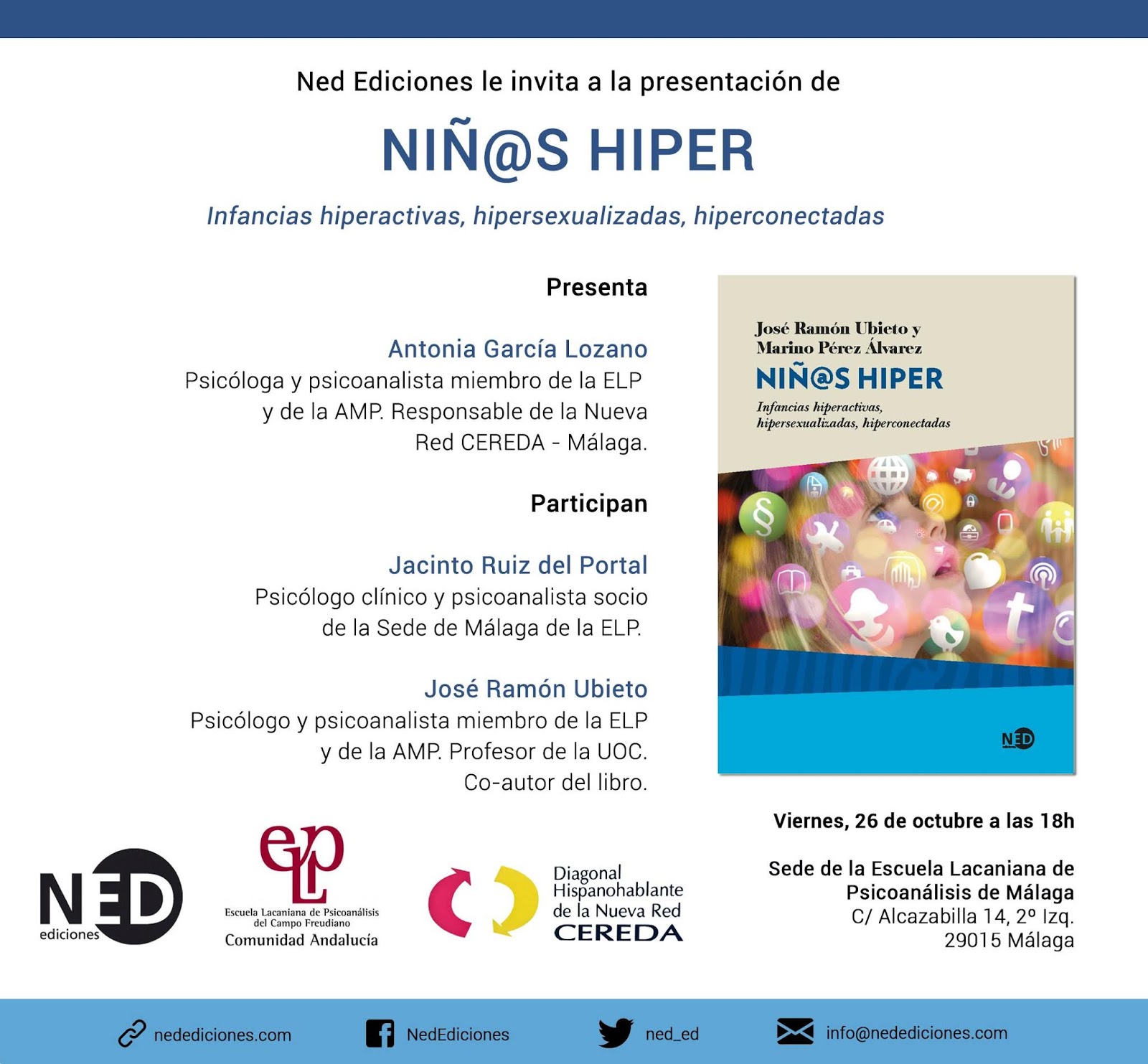 El Blog de José Ramón Ubieto: Niñ@s Híper. Presentación en Málaga. 26 ...