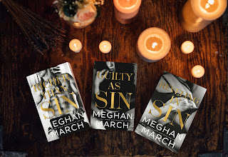 Zapowiedź "Sin Trilogy" Meghan March Cover Reveal "Guilty as Sin" and "Reveling in Sin"
