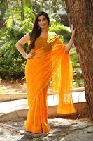 Anchor Manjusha Latest Saree Photos TollywoodBlog
