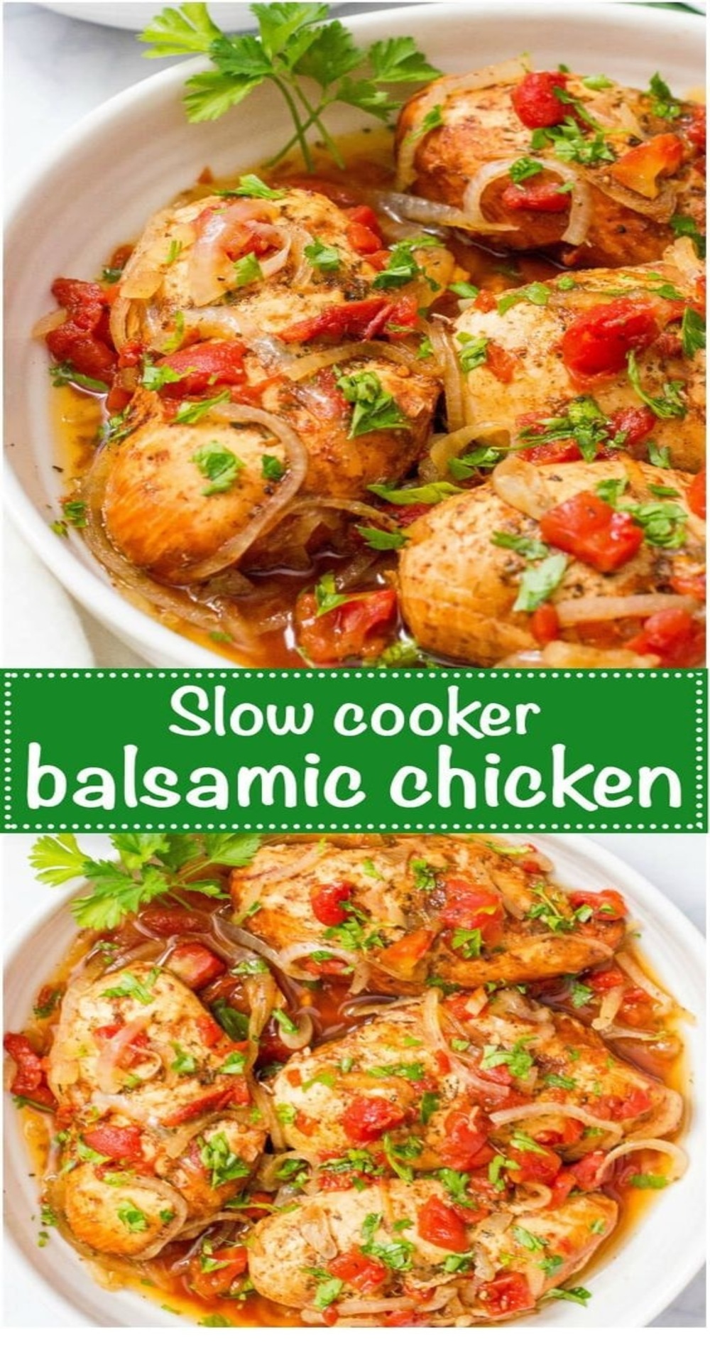 Slow Cooker Balsamic Chicken