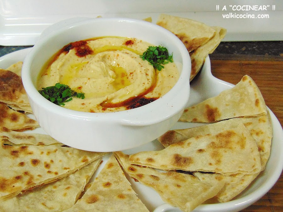 Hummus y tahini casero