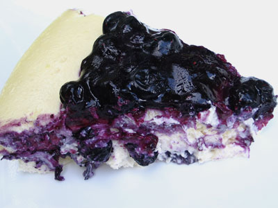Blueberry Ricotta Cheesecake