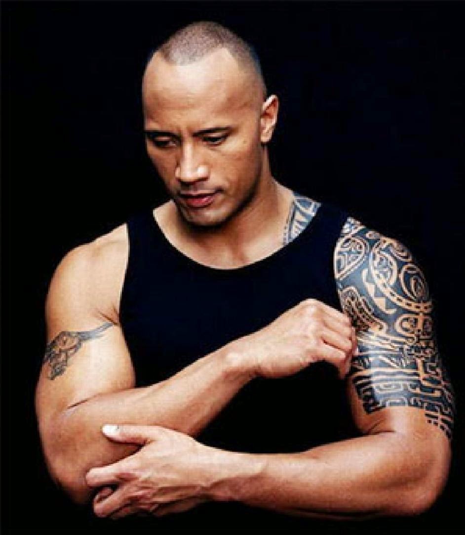 Pictures 10 of 12   Dwayne Johnson Famous Tattoo Artist | Photo