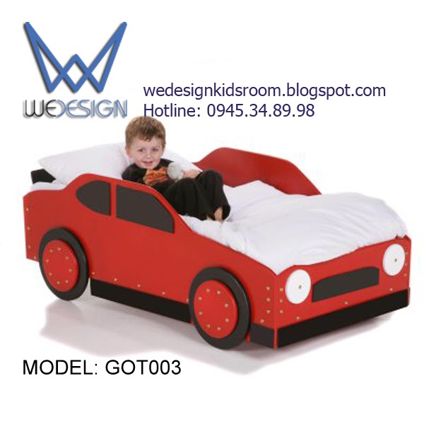 Giường ngủ trẻ em hình ô tô