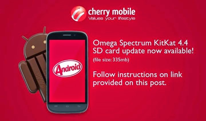 Cherry Mobile Omega Spectrum Android 4.4 KitKat