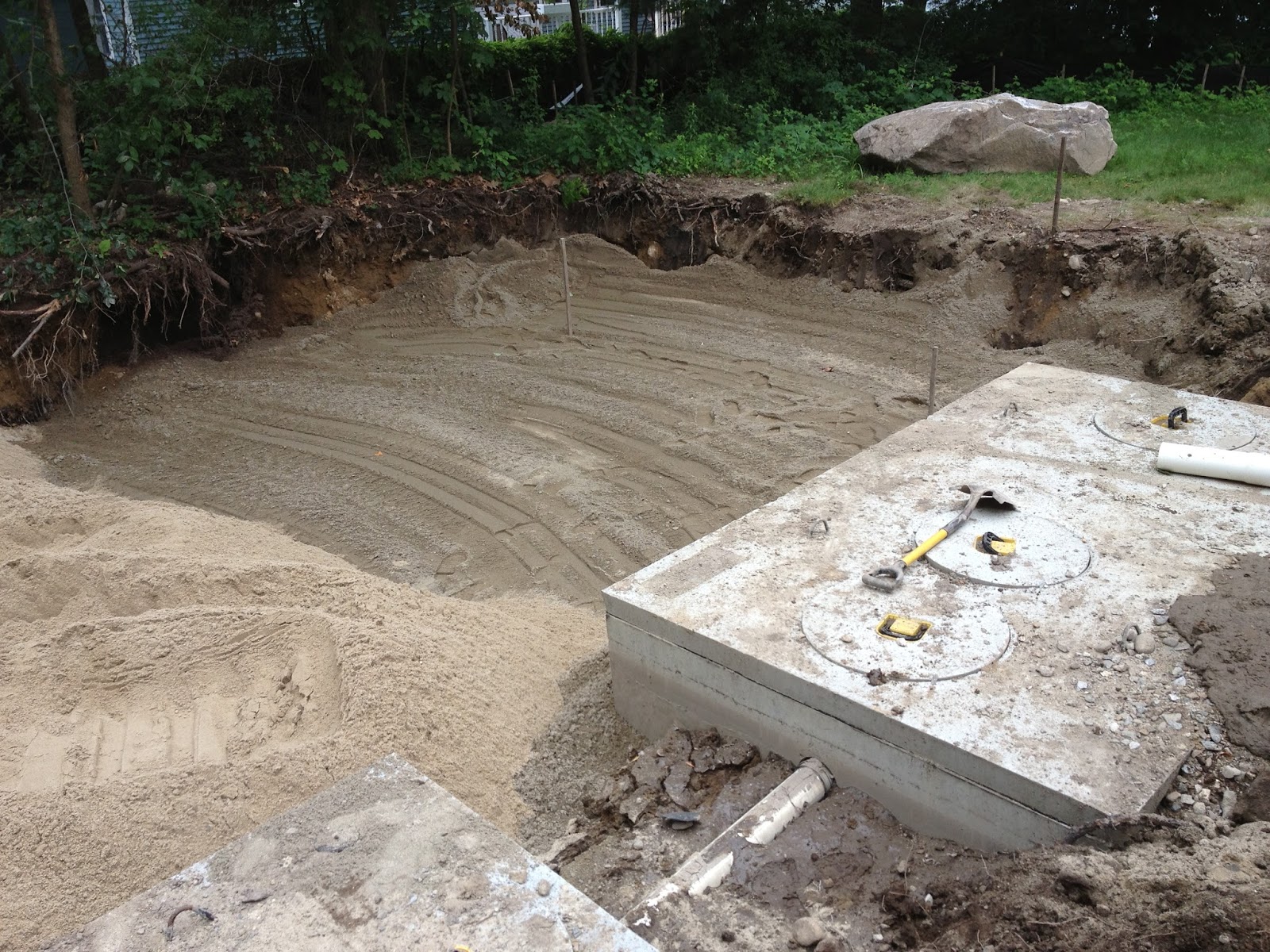 Pretty Good Lake House: The septic system