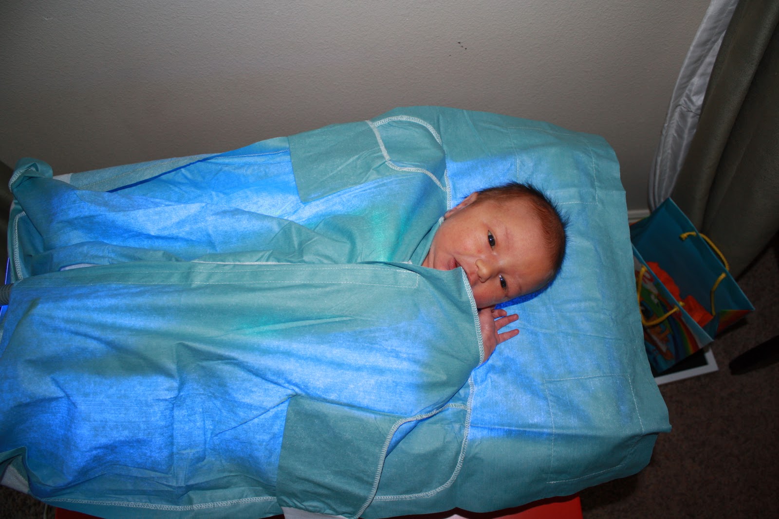 Joshua, Chelsea, Joshua, Avalinea & Olivia Baby Tanning Bed.