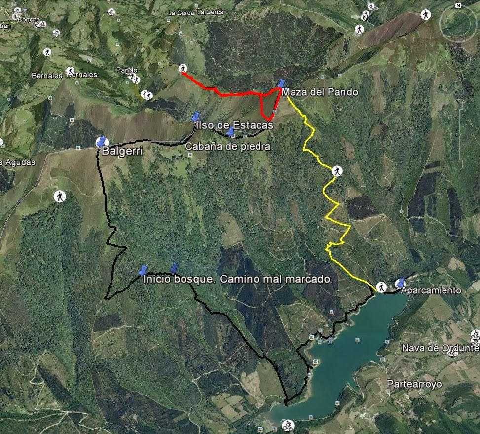 Aire puro Maza de Pando (1.011 mts) desde Pando