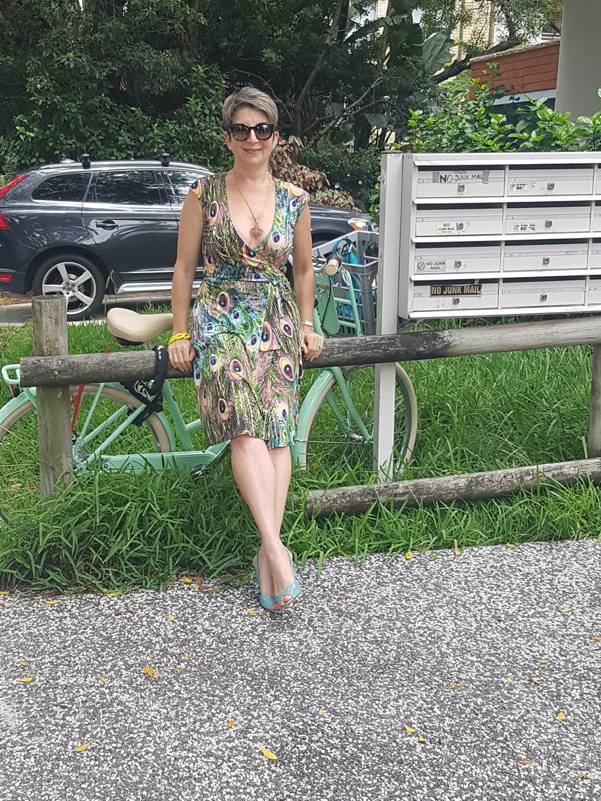 Looking Fabulous @ Fifty: A WRAP DRESS FOR A HOT SUMMER DAY