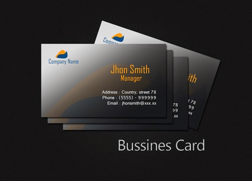  Create a Simple Black Business Card In Photoshop