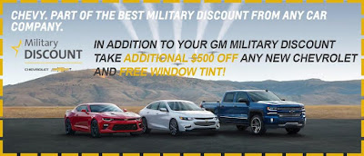 Get your Military Discount Offer at Emich Chevrolet near Denver