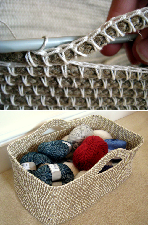 Crochet Storage Basket Pattern Lots Of Great Ideas