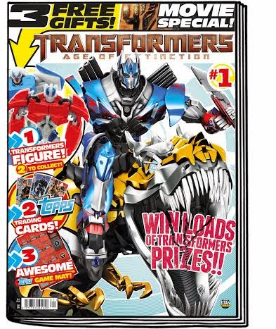 The New Transformers: Age Of Extinction Magazine