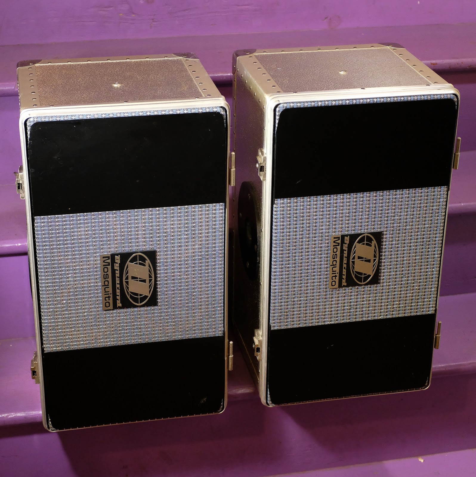 1970s Germanmade Dynacord Mosquito 8ohm PA Speaker Pair