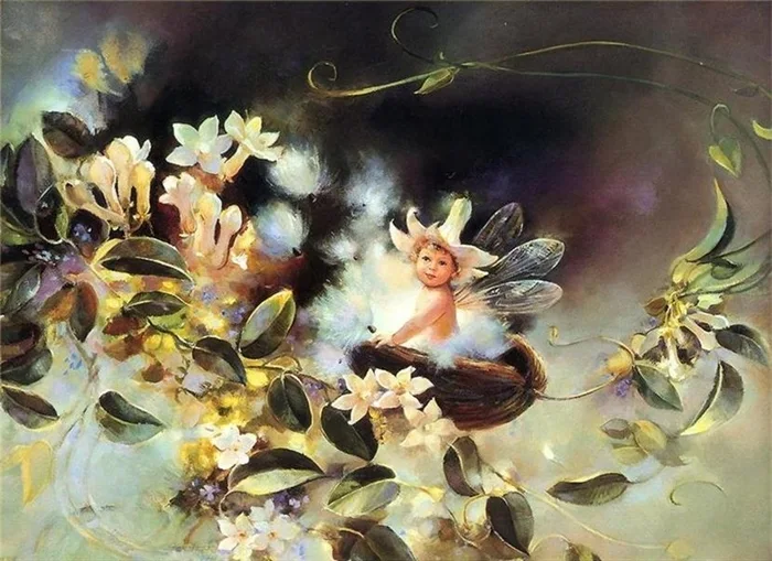 Mary Baxter St. Clair | American Magical Fantasy painter | The Secret Gardens