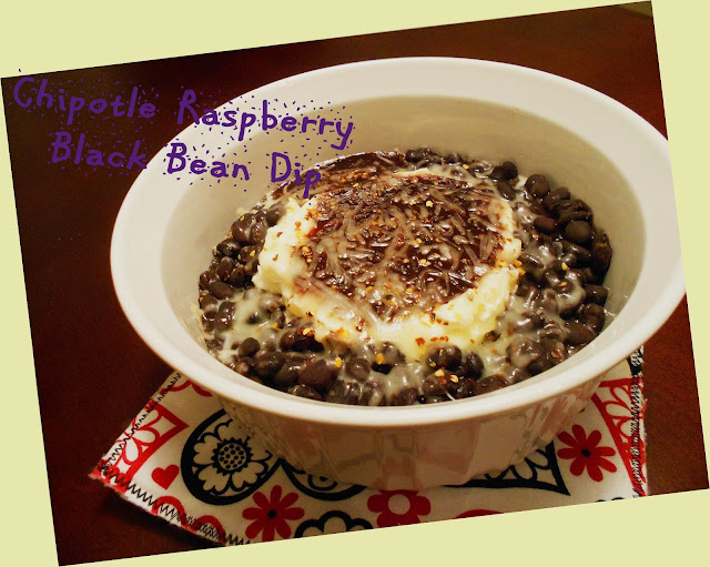 **Hairdresser In The Kitchen** Raspberry Chipotle Black Bean Dip (So