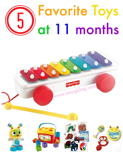 5 Favorite Toys at 11 months! Amy's Balancing Act