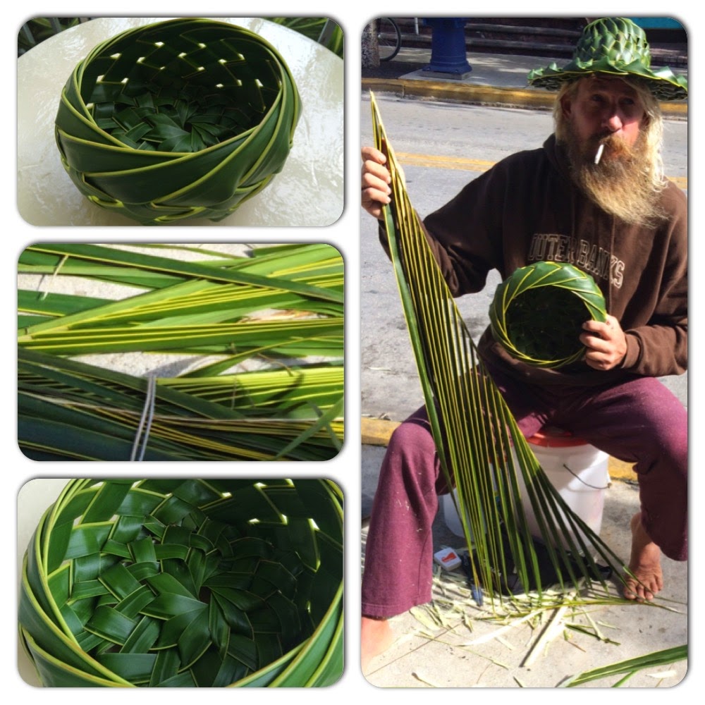 Baskets and more...... Woven Palm Basket