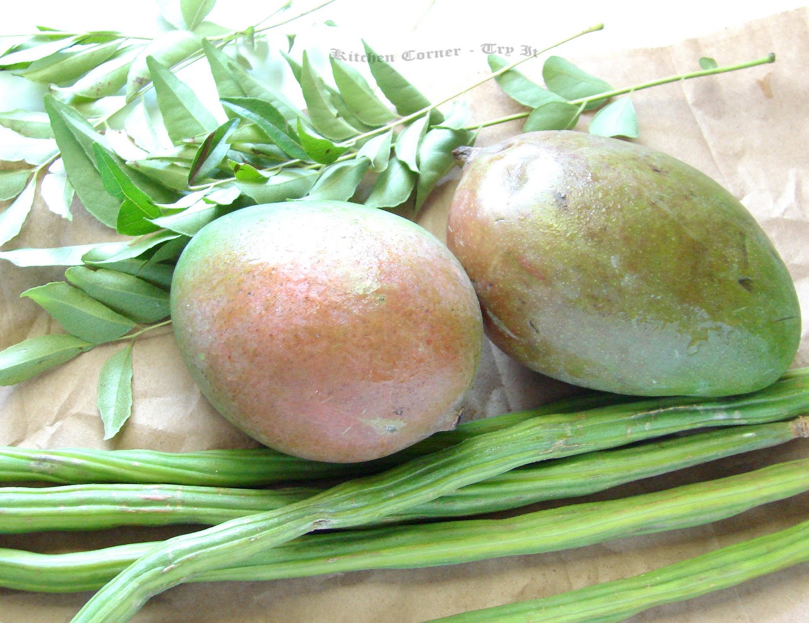 Chemmeen Muringakka Manga Curry/Prawns Drumstick and Mango Curry