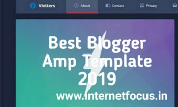 Best Blogger Amp Template 2019