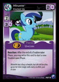 My Little Pony Minuette, Clocked Up Canterlot Nights CCG Card