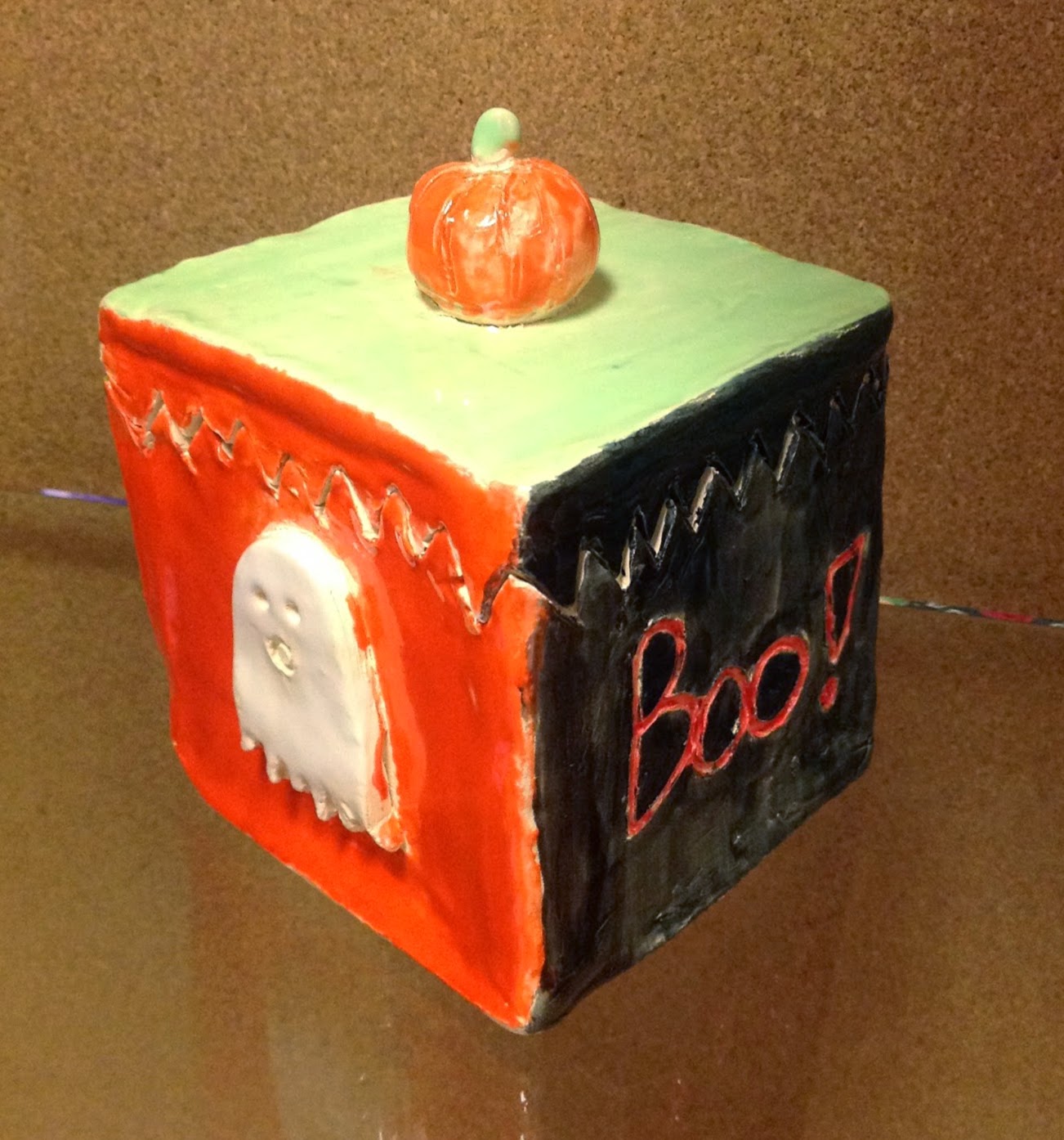 Miss Arty Pants Themed Clay Boxes