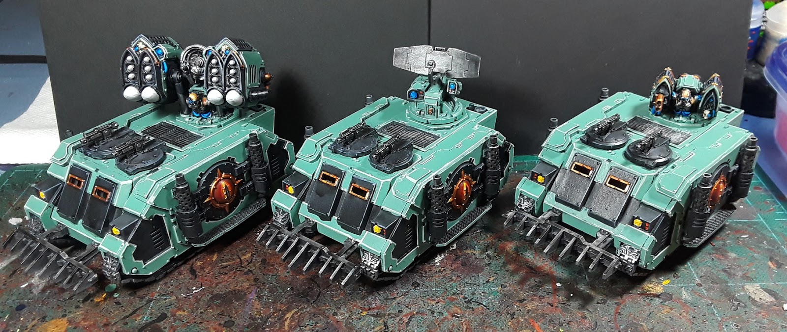 Heresy Era Sons of Horus Rhino chassis "Off the factory floor