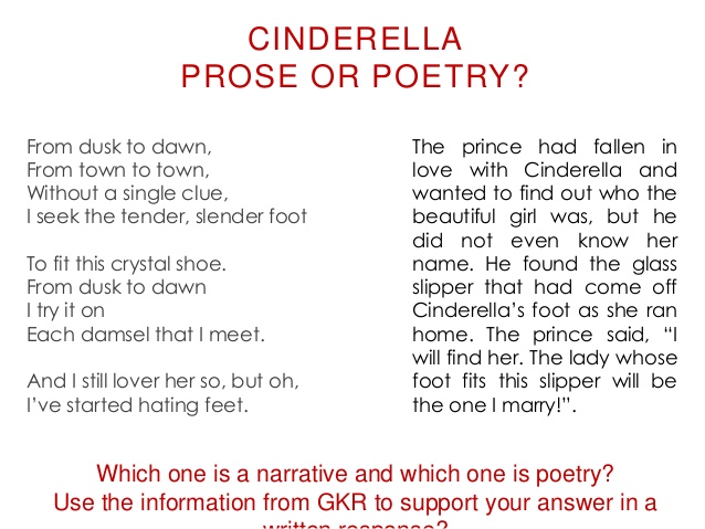 English Literature : Difference Between Poetry and Prose.