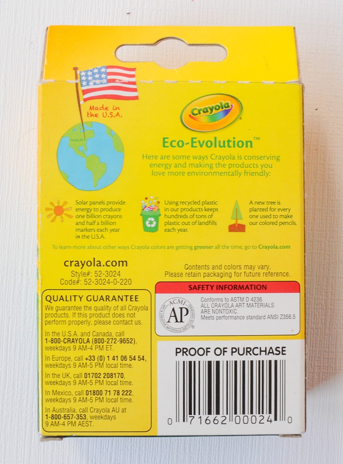 24 Count Crayola Crayons What's Inside the Box Jenny's Crayon Collection