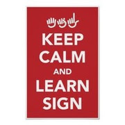 Keep Calm and Learn Sign