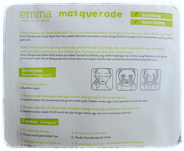Emina Masquerade Aloe Vera Sheet Mask