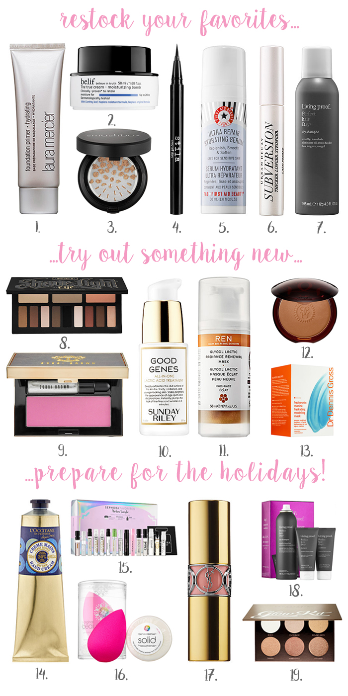 Franish beauty tuesday sephora VIB sale selections