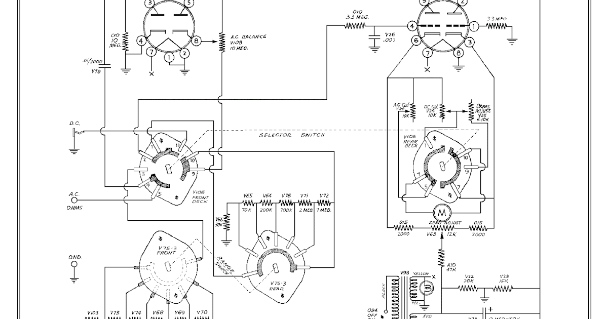 vacuum tube voltmeter ELETRONICA ELETRICIDADE RADIO
