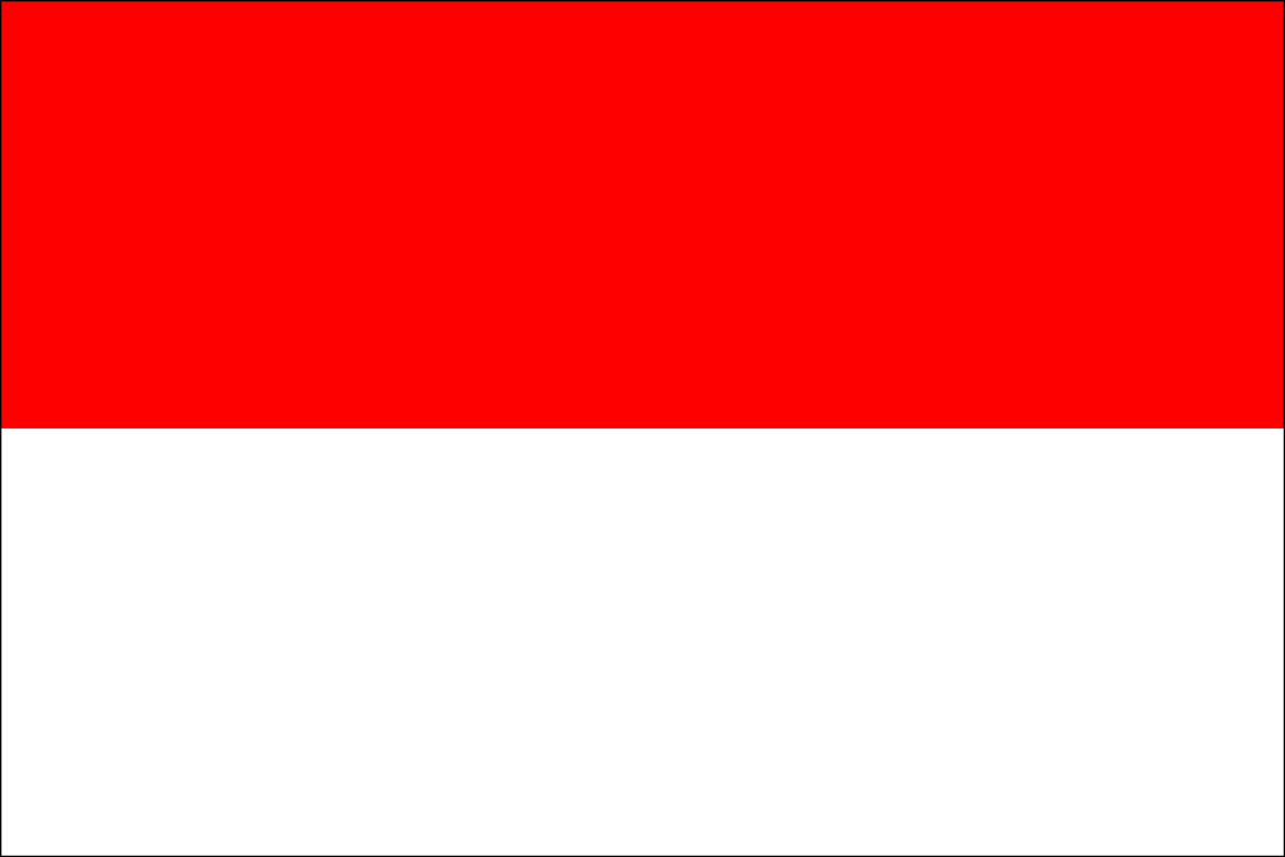 Map and National Flag of Indonesia Picture Gallery