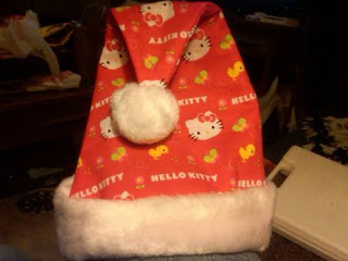 Hello Kitty Santa hat for Christmas and Winter