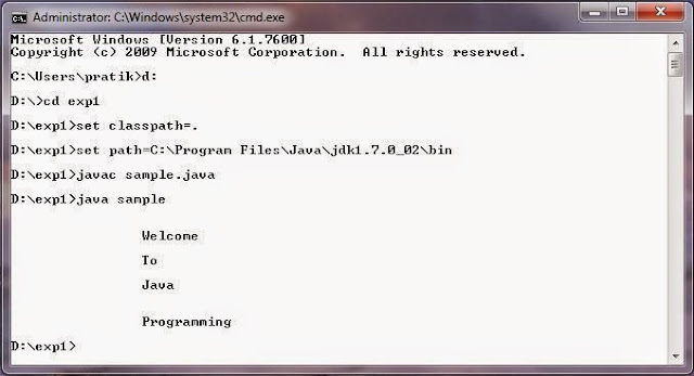 Pratik Bakane: program in java using “ print ” and “ println