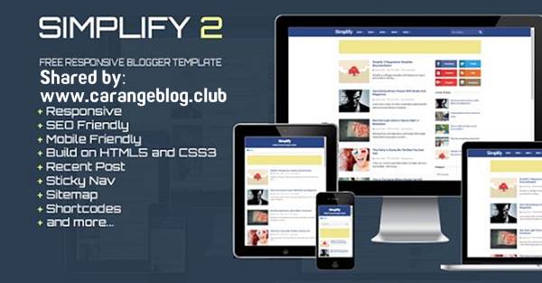 Simplify 2 Responsive Blogger Template