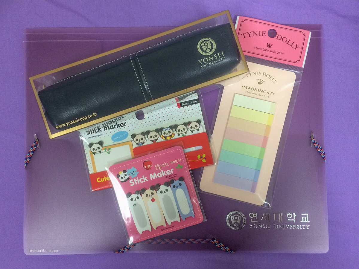 South Korea, Seoul, Sinchon, YISS 2014, Yonsei University, Stationary store buy