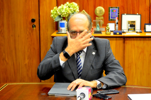 Gilmar Mendes - Presidente do TSE Foto Joaquim Dantas/Blog do Arretadinho