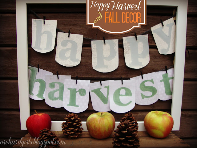 Happy Harvest and Fall Decor