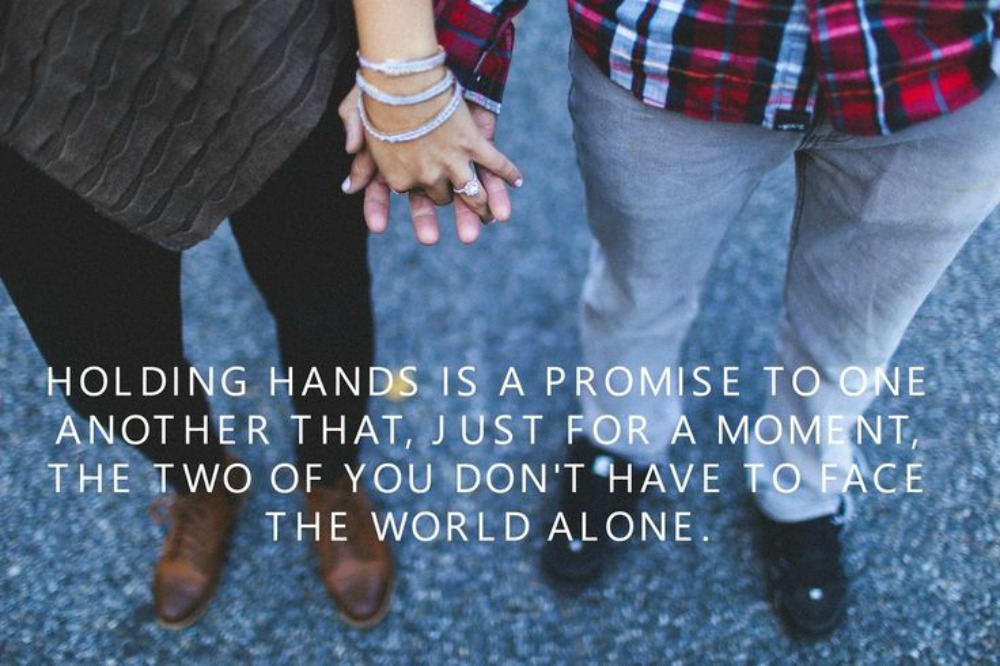 Holding Hands — We & Serendipity