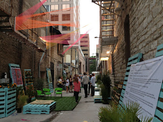 20 ft wide downtown austin alley activation project