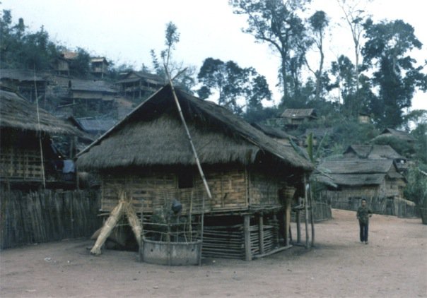 A mountain village in Nan province, North Thailand (1985). Photo by Jonathan Stiles A mountain village in Nan, North Thailand (1985) by Jonathan Stiles