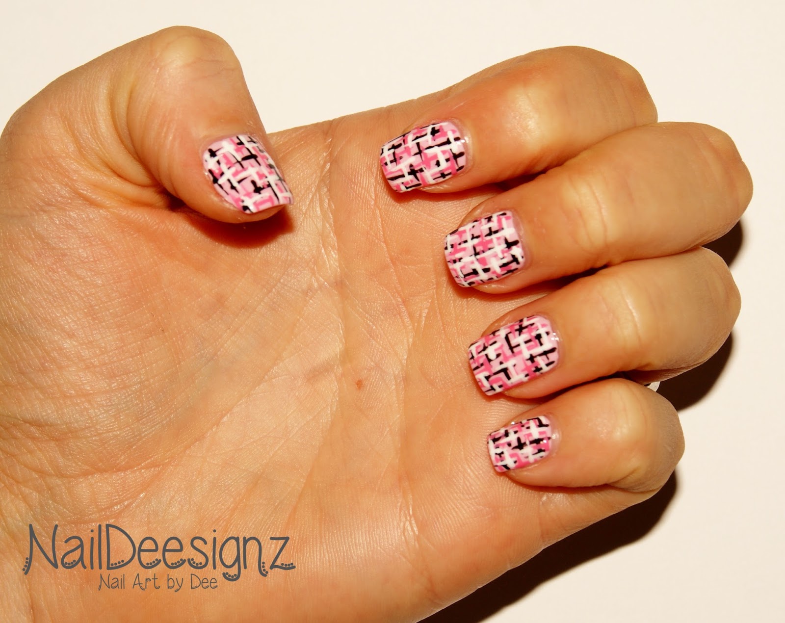 NailDeesignz Tweed Nail Art