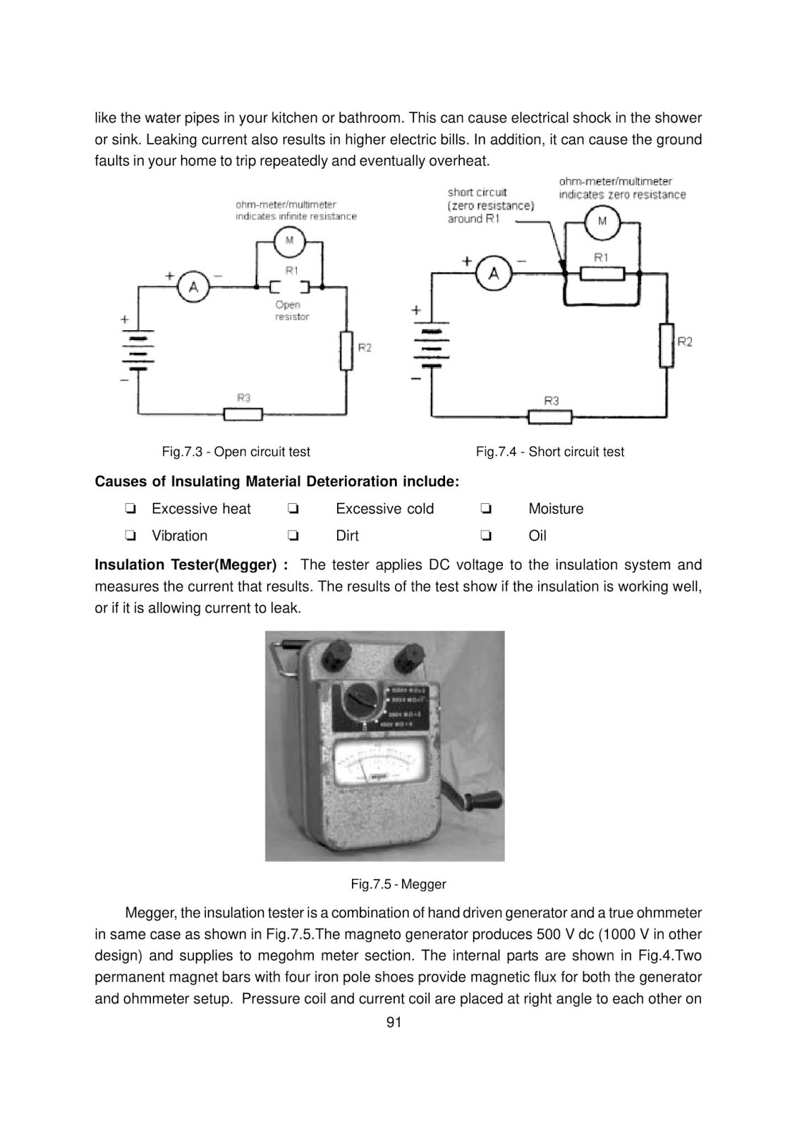 BASIC ELECTRICAL MEASURING INSTRUMENTS AND TESTING