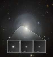 Hubble observes source of gravitational waves for the first time
