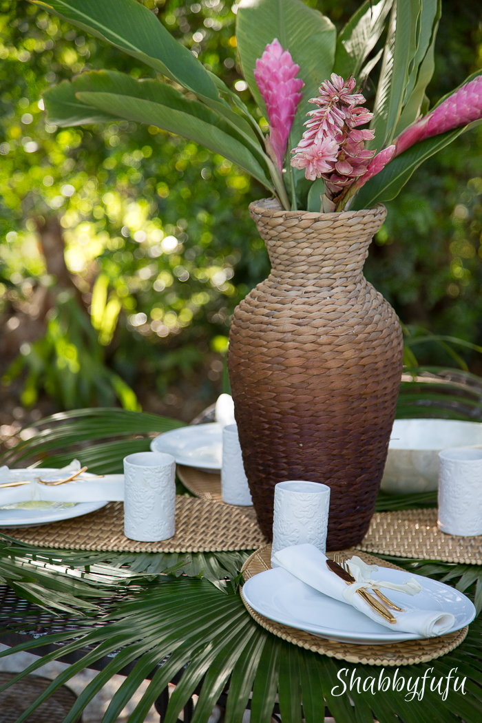 How To Create A Garden Tablesetting For Free Shabbyfufu